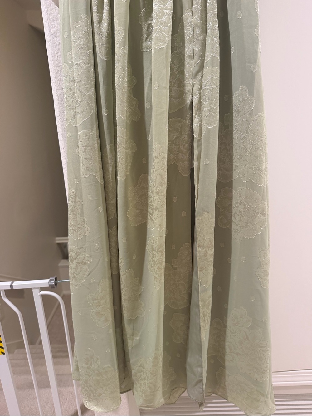 NWT Azazie Isaura Celadon Maxi Dress in Green Size 6 - Picture 13 of 15